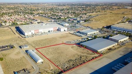 VacantLand space for Sale at ±2.87 Acres Production Place  in Victorville