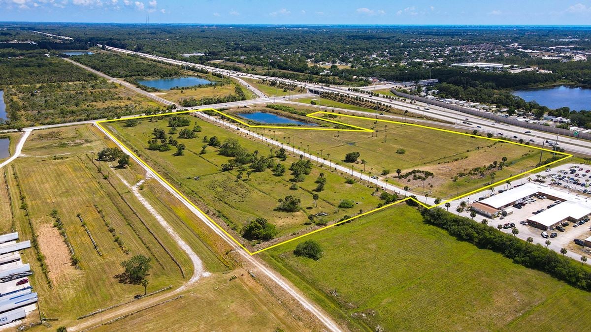 22+- Acres Commercial S/W Corner I-95 and Eau Gallie Blvd Space Coast Florida