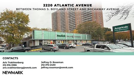 Retail space for Rent at 2220 Atlantic Avenue in Brooklyn
