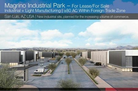 VacantLand space for Sale at Magrino Industrial Park in San Luis