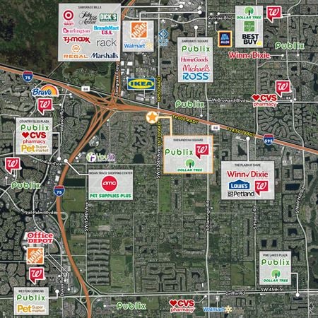 Retail space for Rent at 13700 W State Road 84 in Davie