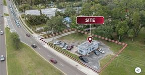 High Visibility Commercial Parcel with Existing Office Structure