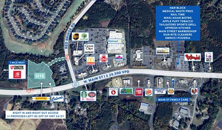 Photo of commercial space at NC Hwy 24 / W Main St in Locust