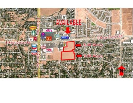 2 Parcels of ±18.34 Acres of Commercial Land Available - Fresno