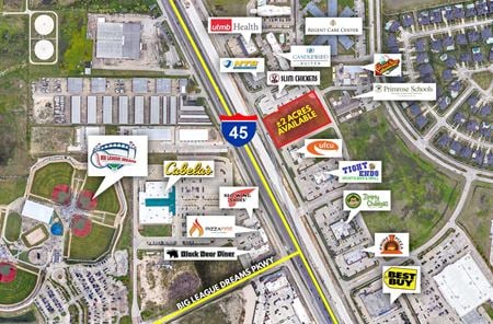 VacantLand space for Sale at SEC I-45 @ Town Center Dr in League City