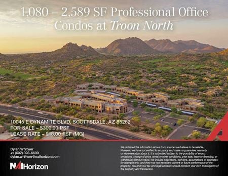 Office space for Sale at 10045 E Dynamite Blvd in Scottsdale