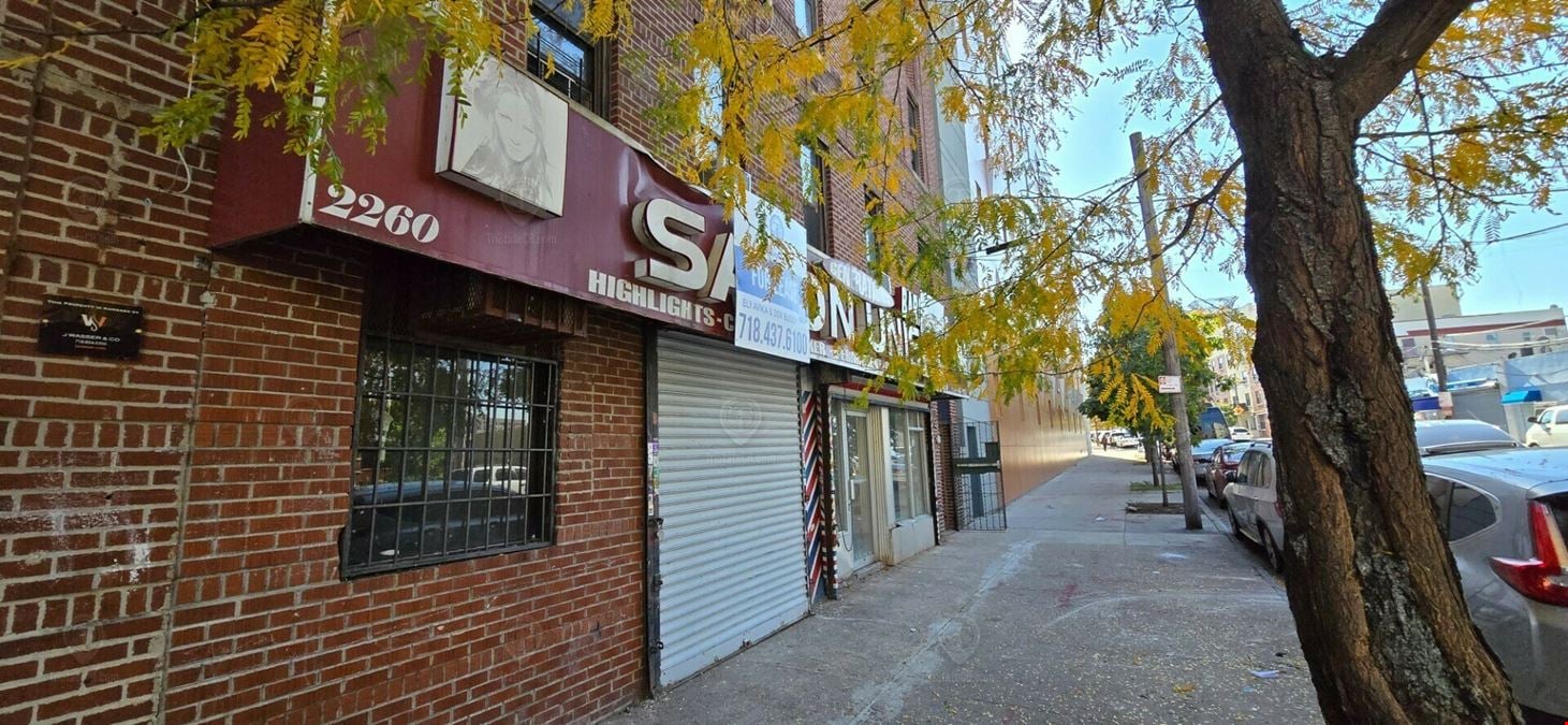 400 SF | 2260 Washington Avenue | White Boxed Retail Space For Lease