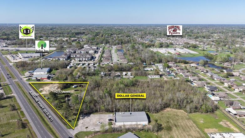 ±2.17 Acres  - 686' Airline Hwy. Frontage