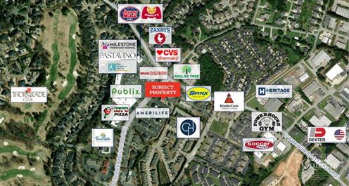 One Retail Suite Located Across from Publix at Thornblade