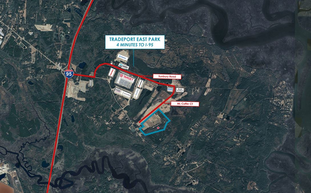 Industrial land for sale near Savannah, GA