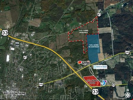 VacantLand space for Sale at US-33 & SR-540 in Bellefontaine