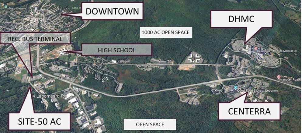 50 ac. 3 ac. development envelope.  3 miles to Med center