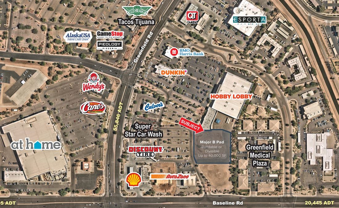 US 60 & Greenfield US 60 & Greenfield Road, Mesa, AZ VacantLand