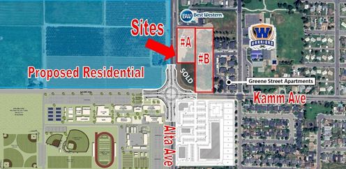 Retail Parcels Available on NEC of Alta/Kamm in Dinuba, CA