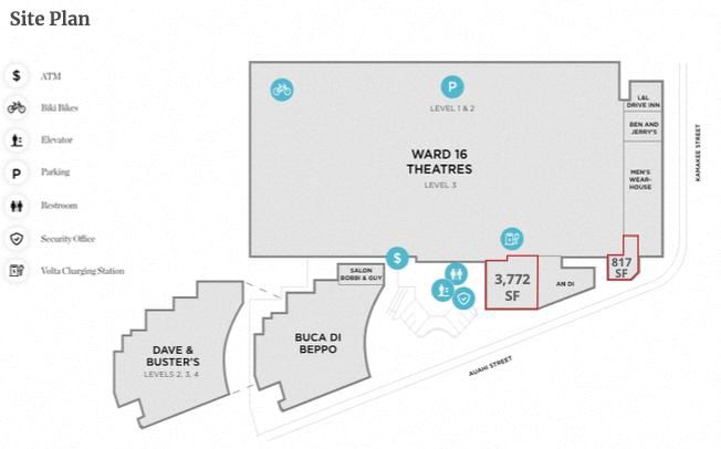 Ward Entertainment Center - Retail for Lease