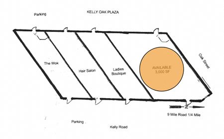 Retail space for Rent at 22345 Kelly Rd. in Eastpointe, MI