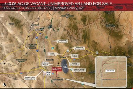 VacantLand space for Sale at W Crystal Springs Dr & S Kickapoo Drive  in Mohave County