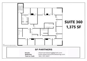 1375 SF Suite 360 Professional and Medical Office Space