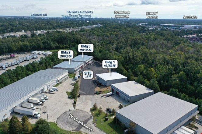West Chatham Business Park | ±5,950 to ±10,175 SF Warehouse Space for Lease