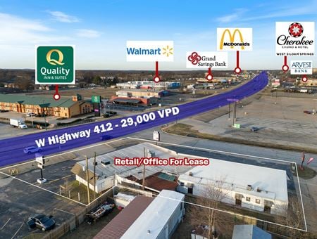 Office space for Rent at 1245 U.S. 412 in Siloam Springs