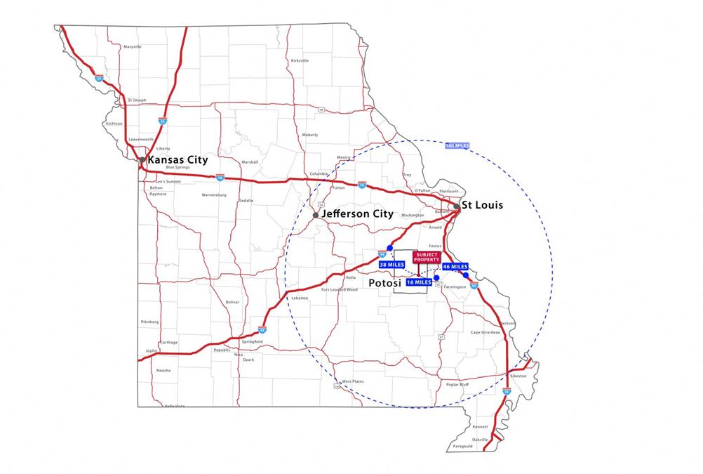 Potosi Commercial Zoned Acreage 4.63+-