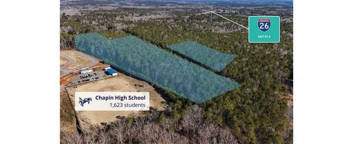 ±13.77 acres of development land for sale adjacent to Chapin High School