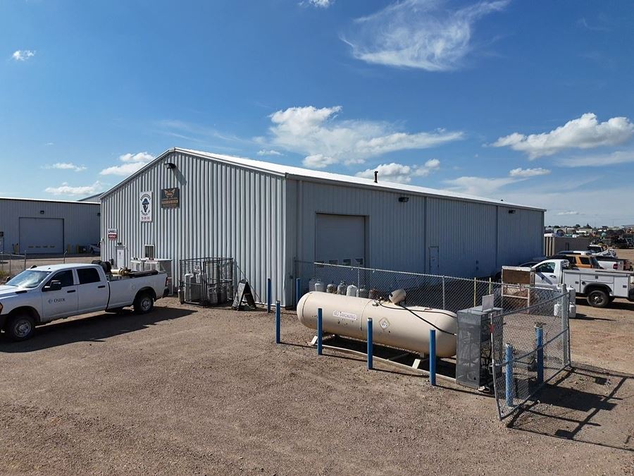 ±5,000 SF Shop with Office | ±2.7 Acre Fenced and Stabilized Yard