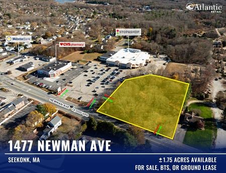 VacantLand space for Rent at 1477 Newman Ave in Seekonk