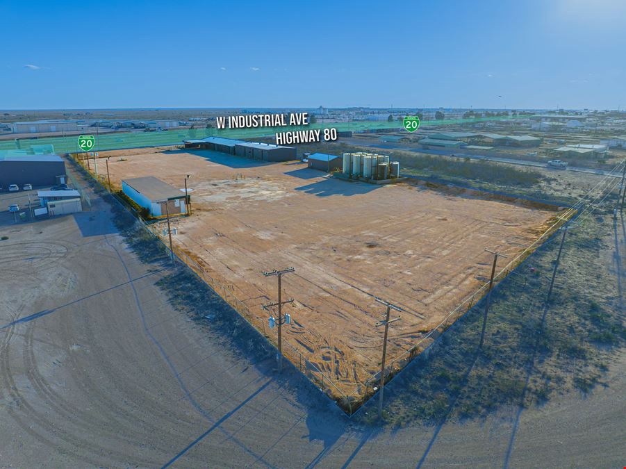 Shop, Office, & Yard w/ ±256' of W Hwy 80 Frontage!