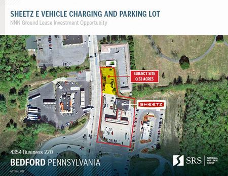 Bedford, PA - Sheetz E Vehicle Charging & Parking Lot - Bedford
