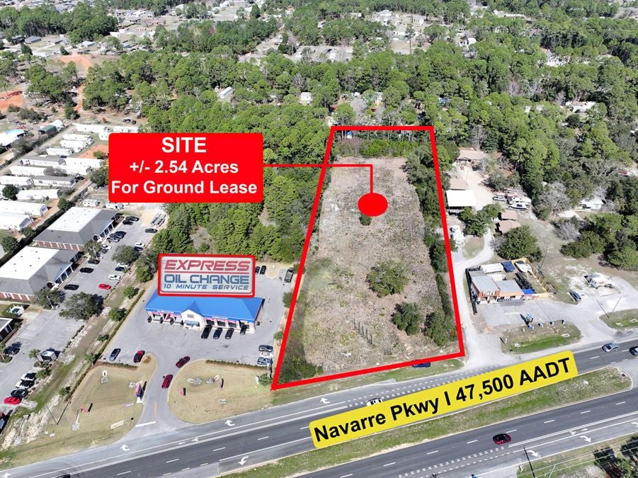 Ground Lease Opportunity – 2.54 Acres in Navarre, FL