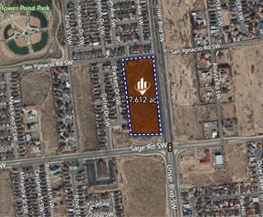 NWQ Unser Blvd SW and Sage Rd SW