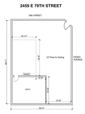 2459 E 79th St. - +/-1,500 SF Commercial Storefront