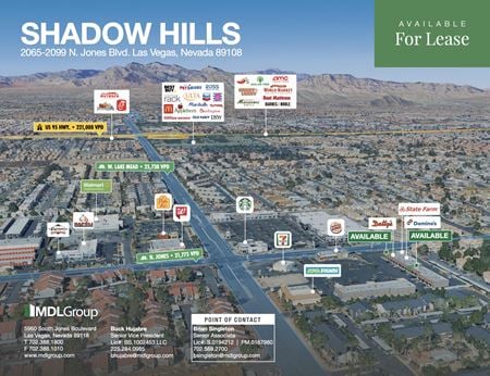 Retail space for Rent at 2065 N Jones Blvd in Las Vegas