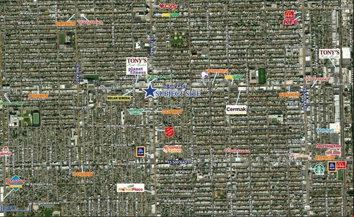 Retail space for Rent at 5601 - 5611 West Belmont Avenue in Chicago