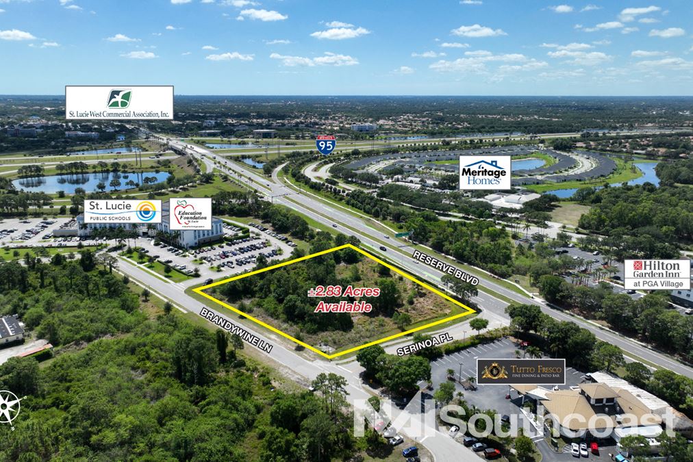 ±2.83 Acre Commercial Development Corner