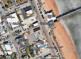 Flagler Beach - 2 Story Retail Across From Pier-For Lease