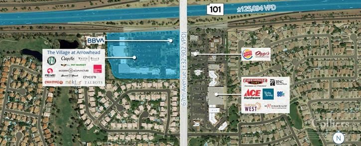 Retail Space for Lease in Lifestyle Center in Glendale AZ