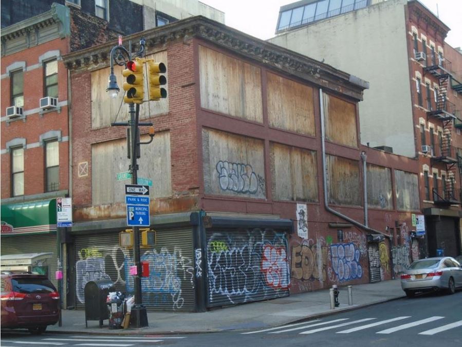 CORNER THREE STORY BUILDING - Lower East Side