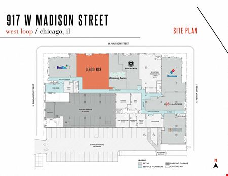 Retail space for Rent at 917 W Madison Street in Chicago