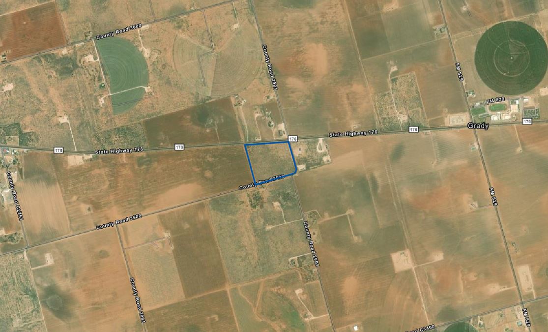 32 Acres on FM 176 in Martin County