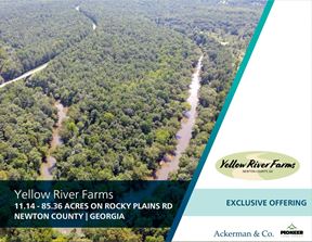 11.14 - 85.36 Acres - Yellow River Farms