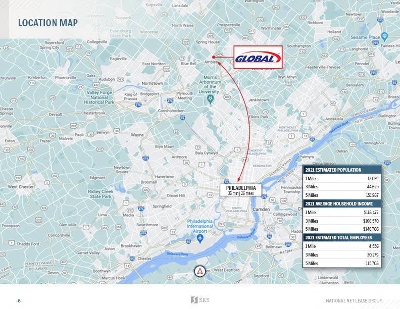 Ambler, PA (Philadelphia MSA) Shell Gas Station & Dunkin' Donuts