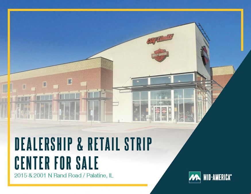 Dealership & Retail Strip Center For Sale