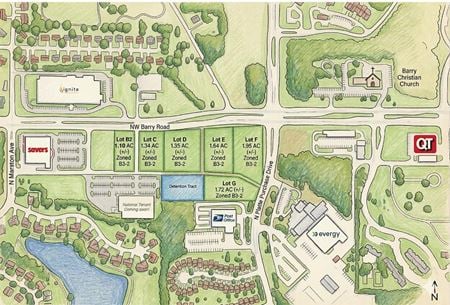 VacantLand space for Sale at 2231 NW Barry Rd in Kansas City