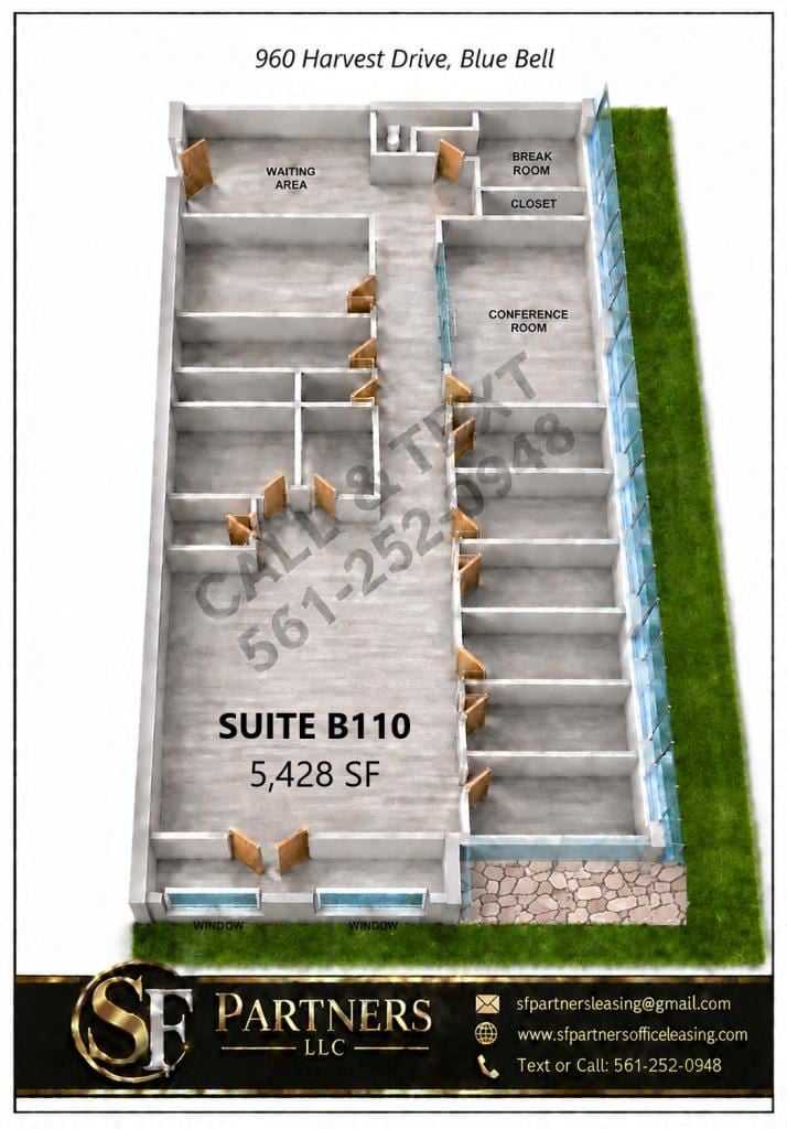 5428 SF Suite B110 Professional and Medical Office Space