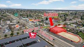 Retail Anchor Building Available on SWC of Clinton/Cedar in Fresno, CA