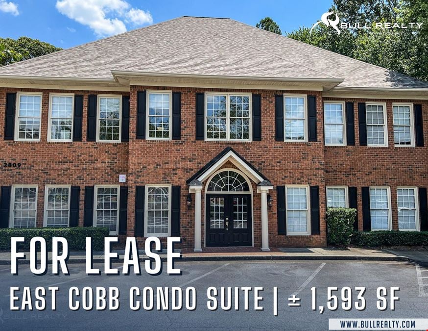 Office Suite in East Cobb | ± 1,593 SF | For Lease