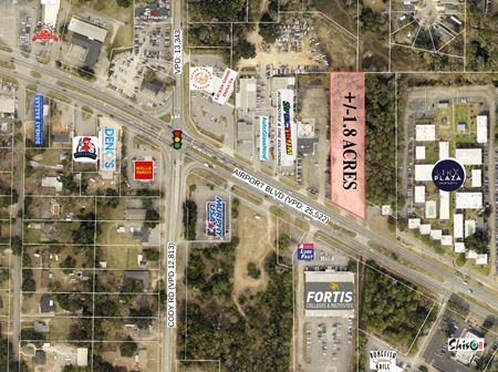 VacantLand space for Rent at 7032 Airport Boulevard in Mobile
