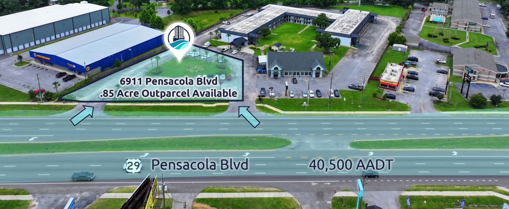 OUTPARCEL | .85 ACRES +/- LAND